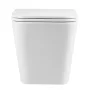 Invena FLORIN fali kerámia WC csésze Swirlflush öblítéssel és lágyan záródó ülőkével, fehér CE-94-001-L