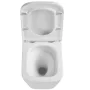 Invena FLORIN fali kerámia WC csésze Swirlflush öblítéssel és lágyan záródó ülőkével, fehér CE-94-001-L