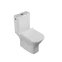 Invena Nyks kompakt perem nélküli monoblokk WC csésze tartállyal és Soft-Close WC ülőkével, fehér kivitelben.