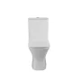 Invena Nyks kompakt perem nélküli monoblokk WC csésze tartállyal és Soft-Close WC ülőkével, fehér kivitelben.