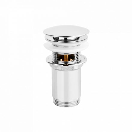 Invena Click-Clack leeresztő szelep, túlfolyós mosdóhoz, króm SC-B1-028-G