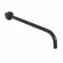   Invena fali zuhanykar fejzuhanyhoz 400 mm, matt fekete SC-D1-077-S