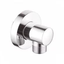   Invena kerek zuhanycsatlakozó zuhanytartó nélkül, króm SC-P1-038-G
