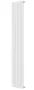 Invena Mono fürdőszobai acél radiátor 1800x480 mm, fehér kivitelben.