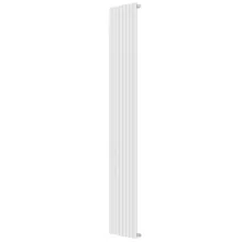 Invena Mono fürdőszobai acél radiátor 2000x480 mm, fehér kivitelben.