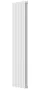 Invena Duo fürdőszobai acél radiátor 1600x480 mm, fehér kivitelben.