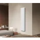 Invena Duo fürdőszobai acél radiátor 1800x480 mm, fehér kivitelben.
