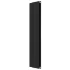 Invena Duo fürdőszobai acél radiátor 1600x480 mm, fekete kivitelben.
