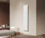 Invena Duo fürdőszobai acél radiátor 1600x480 mm, fekete kivitelben.