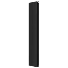 Invena Duo fürdőszobai acél radiátor 1800x480 mm, fekete kivitelben.
