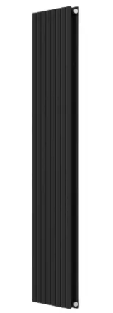 Invena Duo fürdőszobai acél radiátor 1800x480 mm, fekete kivitelben.