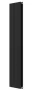 Invena Duo fürdőszobai acél radiátor 1800x480 mm, fekete kivitelben.