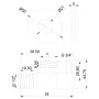 INVENA Sarokszelep takarórozettával és kerámiabetéttel 1/2x3/4, króm ZW-43-020-Q