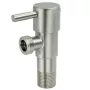 Invena sarokszelep kerámiabetéttel és takarórozettával 1/2"x1/2", króm kivitelben.