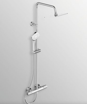 Ideal Standard Ceratherm T100 termosztátos zuhanyrendszer, króm A7240AA