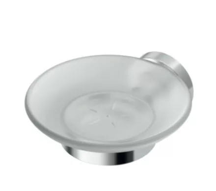 Ideal Standard IOM Falra szerelhető szappanartó szatén üveg-krómozott konzollal A9122AA