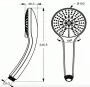 Ideal Standard Idealrain 3 funkciós kézizuhany, króm B9403AA