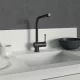 Ideal Standard Ceralook mosogató csaptelep L-kifolyóval selyem fekete BC174XG