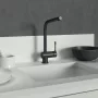 Ideal Standard Ceralook mosogató csaptelep L-kifolyóval selyem fekete BC174XG