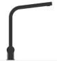 Ideal Standard Ceralook mosogató csaptelep L-kifolyóval selyem fekete BC174XG