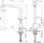 Ideal Standard Ceralook mosogató csaptelep L-kifolyóval selyem fekete BC174XG