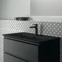 Ideal Standard Cerafine O egykaros mosdó csaptelep leeresztővel, selyem fekete BC699XG