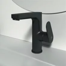   Ideal Standard Cerafine O 180 egykaros mosdó csaptelep leeresztővel, selyem fekete BC703XG