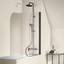   Ideal Standard Cerafine O egykaros zuhanyrendszer kádtöltővel, selyem fekete BC749XG