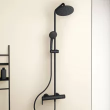  Ideal Standard Cerafine O egykaros zuhanyrendszer, selyem fekete BC750XG