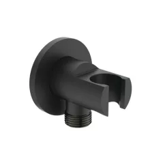   Ideal Standard Idealrain fali zuhanytartó csatlakozóval, selyemfekete BC807XG