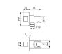 Ideal Standard Idealrain fali zuhanytartó csatlakozóval, selyemfekete BC807XG