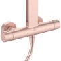 Ideal Standard Ceratherm ALU+ Zuhanyrendszer termosztátos csapteleppel, rozé BD583RO