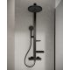Ideal Standard Ceratherm ALU+ Zuhanyrendszer termosztátos csapteleppel, selyem fekete BD583XG