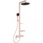 Ideal Standard ALU+ Ceraflow zuhanyrendszer falra szerelhető karos zuhanycsapteleppel, rosé BD584RO