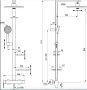 Ideal Standard ALU+ Ceraflow zuhanyrendszer falra szerelhető karos zuhanycsapteleppel, selyem fekete BD584XG