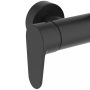 Ideal Standard ALU+ Ceraflow zuhanyrendszer falra szerelhető karos zuhanycsapteleppel, selyem fekete BD584XG