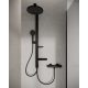 Ideal Standard ALU+ Ceraflow zuhanyrendszer terelővel, selyem fekete BD585XG
