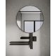 Ideal Standard ALU+ Beauty Bar L tükör 670x145,5x817 mm és polcrendszer, selyem fekete BD587XG