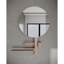   Ideal Standard ALU+ Beauty Bar M tükör 580x145,5x717 mm és polcrendszer, rosé BD588RO