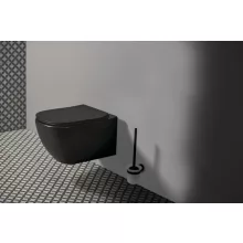   Ideal Standard Tesi fali kerámia WC csésze AquaBlade® öblítési technológiával 36x53 cm, matt fekete T0079V3