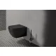 Ideal Standard Tesi fali kerámia WC csésze AquaBlade® öblítési technológiával 36x53 cm, matt fekete T0079V3