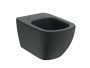Ideal Standard Tesi fali kerámia WC csésze AquaBlade® öblítési technológiával 36x53 cm, matt fekete T0079V3