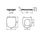 Ideal Standard Tesi vékonyított WC ülőke, fehér T352801