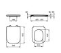 Ideal Standard I.Life B Duroplast WC ülőke normál zsanérokkal, fehér T468201