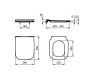 Ideal Standard I.Life B lecsapódásgátló vékonyított WC ülőke, fehér T500301
