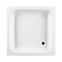   Jika Sofia 90x90 acéllemez zuhanytálca integrált csúszásgátló felülettel, fehér 2140900000111