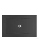 Jika Pure fekete zuhanytálca 130x90cm 2164230160001