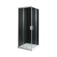 Jika Lyra Plus szögletes zuhanykabin 90x190 cm, átlátszó üveg, fehér profilszín 2513820006681