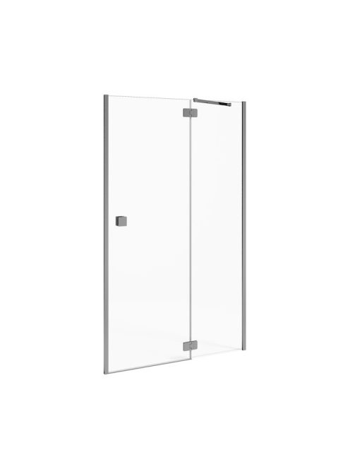 Jika Pure balos zuhanyajtó 90x195 cm, átlátszó üveg, ezüst profilszín 2544220026681