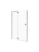 Jika Pure jobbos zuhanyajtó 90x195 cm, átlátszó üveg, ezüst profilszín 2544230026681